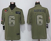 Nike Cleveland Browns 6 Mayfield Nike Camo Salute to Service Limited Jersey,baseball caps,new era cap wholesale,wholesale hats